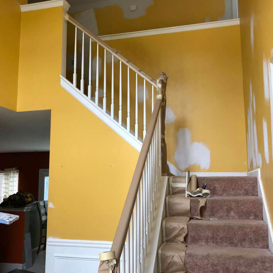 Staircase Remodel Before | R Contracting Services