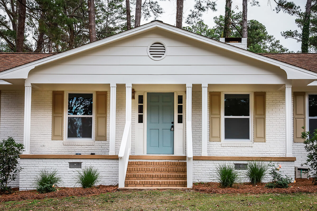 exterior painting brick home r contracting